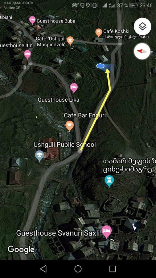 Guesthouse Svanuri Sakhli Usguli Kültér fotó